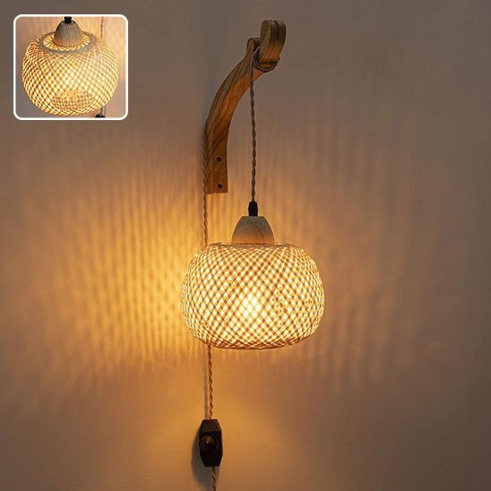 Applique murale rotin | Bohème - LUMINAIRE VOGUE