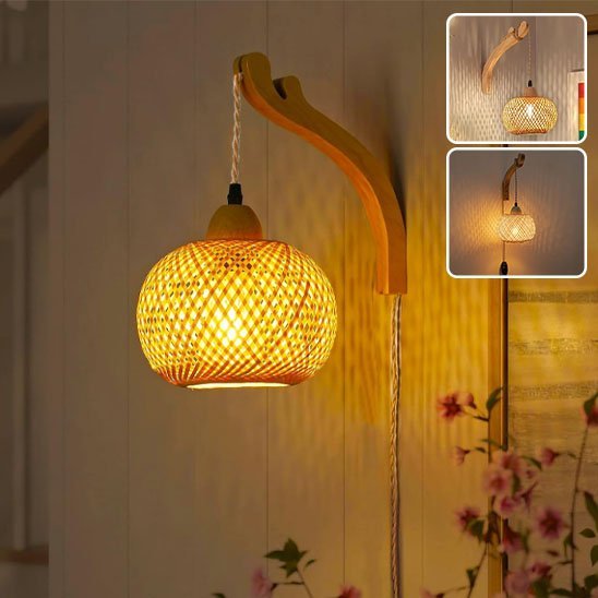 Applique murale rotin | Bohème - LUMINAIRE VOGUE