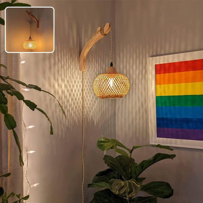 Applique murale rotin | Bohème - LUMINAIRE VOGUE