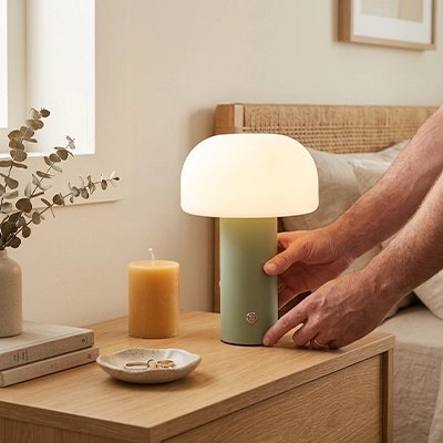 Lampe champignon | Ambiance Douce - LUMINAIRE VOGUE