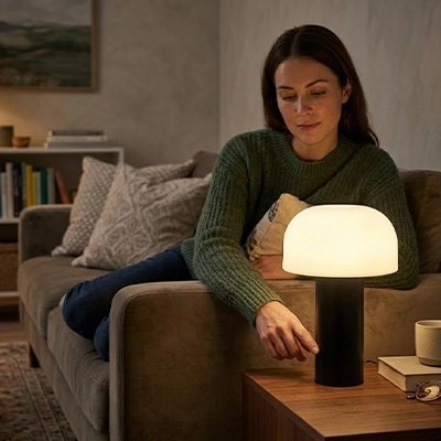 Lampe champignon | Ambiance Douce - LUMINAIRE VOGUE
